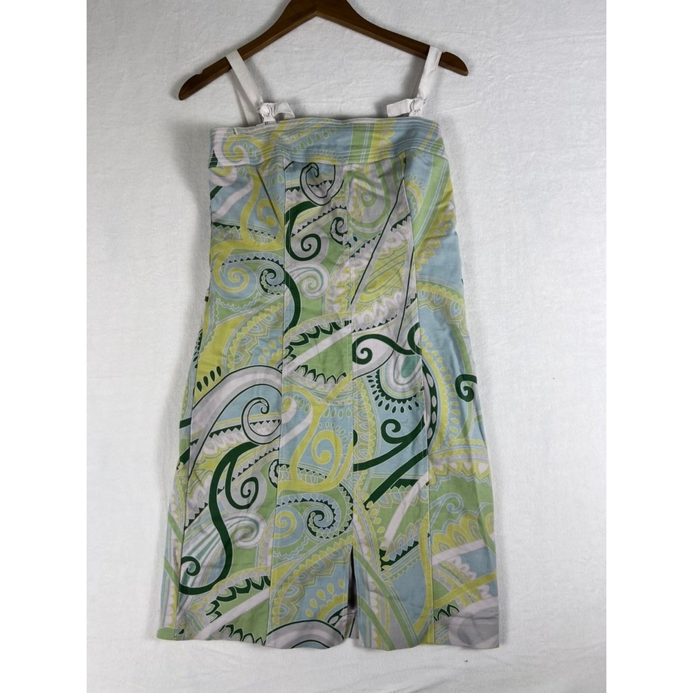 Juliana Collezione Sheath Dress 4 Paisley Psychedelic‎ Trippy Y2K Boho Retro Art